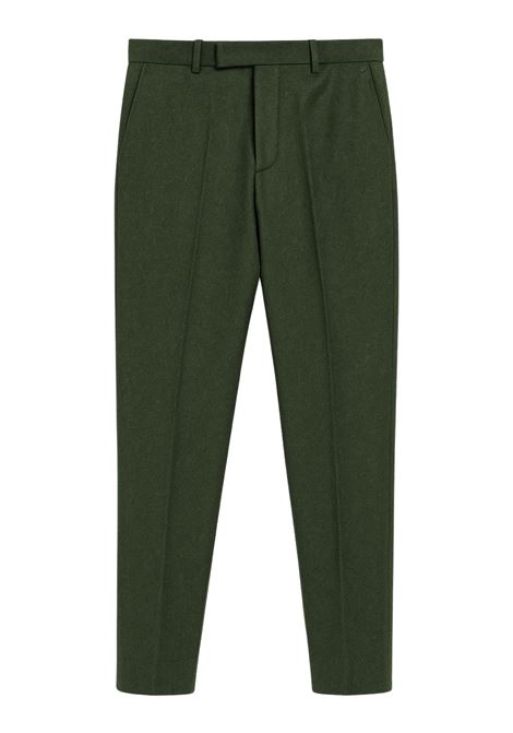 PT Torino Edge Wool Trousers in Forest Green | Mens Elegant & Casual Pants PT TORINO |  | CORFZ1Z00FWDTO030450
